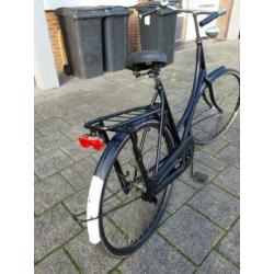 omafiets nieuwe verlichting goede banden