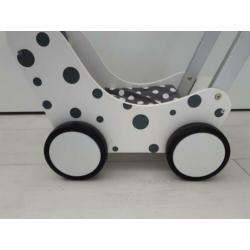 Loopwagen kinderwagen hout