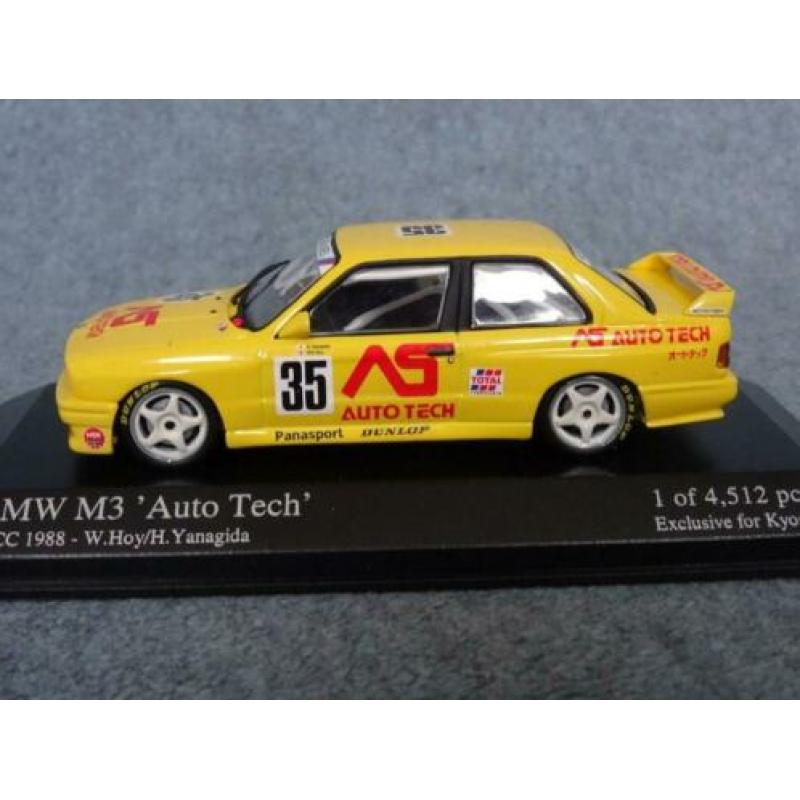 BMW E30 M3 #35 JGTC 1988 Minichamps Kyosho 1:43 LIMITED ed.