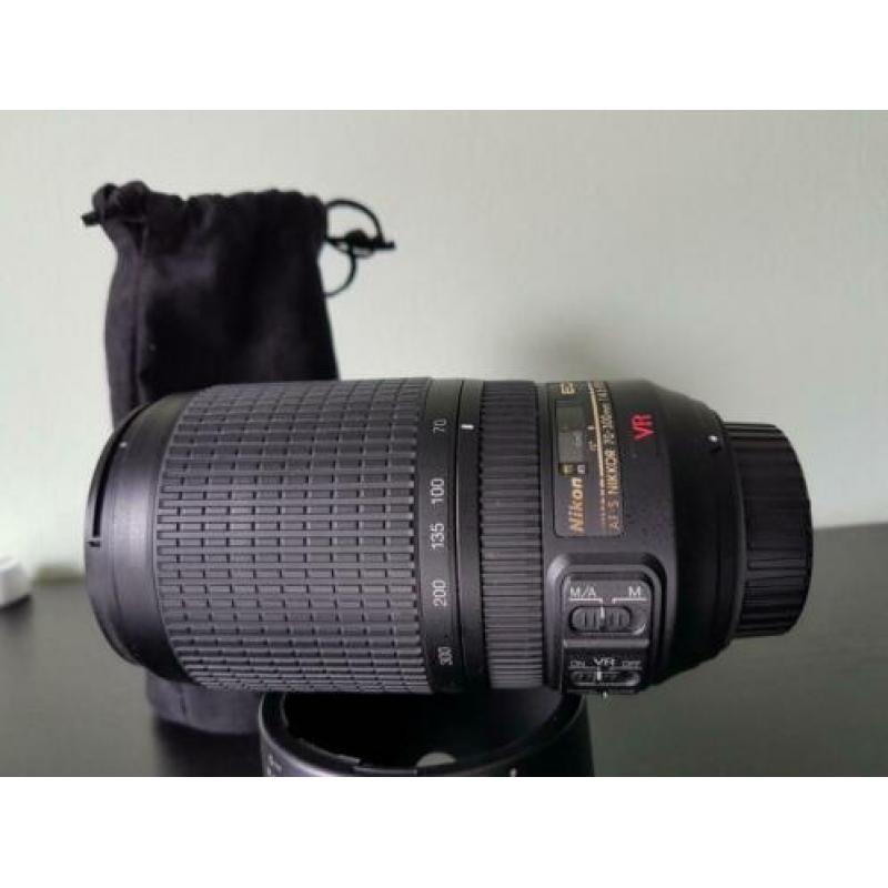 Nikkor 70-300 mm AF-S 1:4.5-5.6 G ED met VR