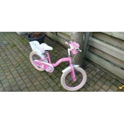 16 inch fietsje met zijwieltjes