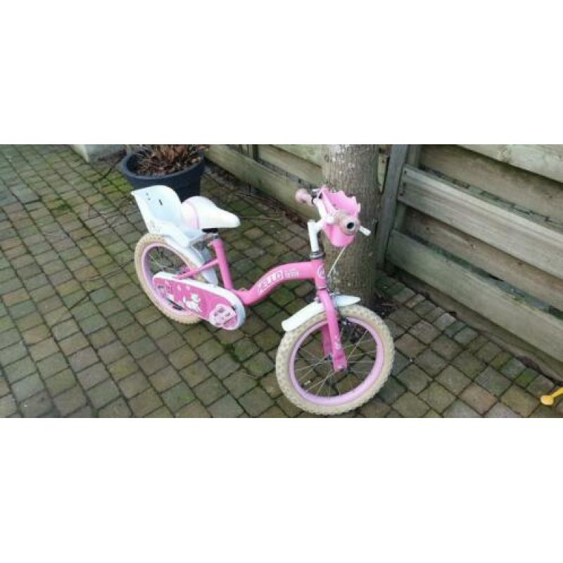 16 inch fietsje met zijwieltjes