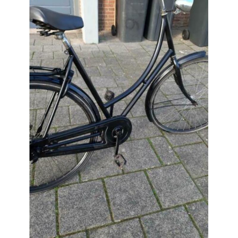 omafiets nieuwe verlichting goede banden