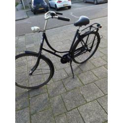 omafiets nieuwe verlichting goede banden