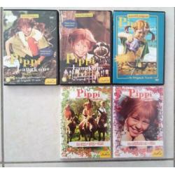 5x DVD Pippi Langkous