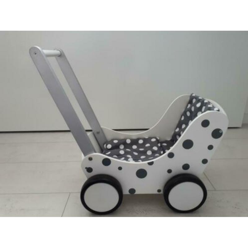 Loopwagen kinderwagen hout