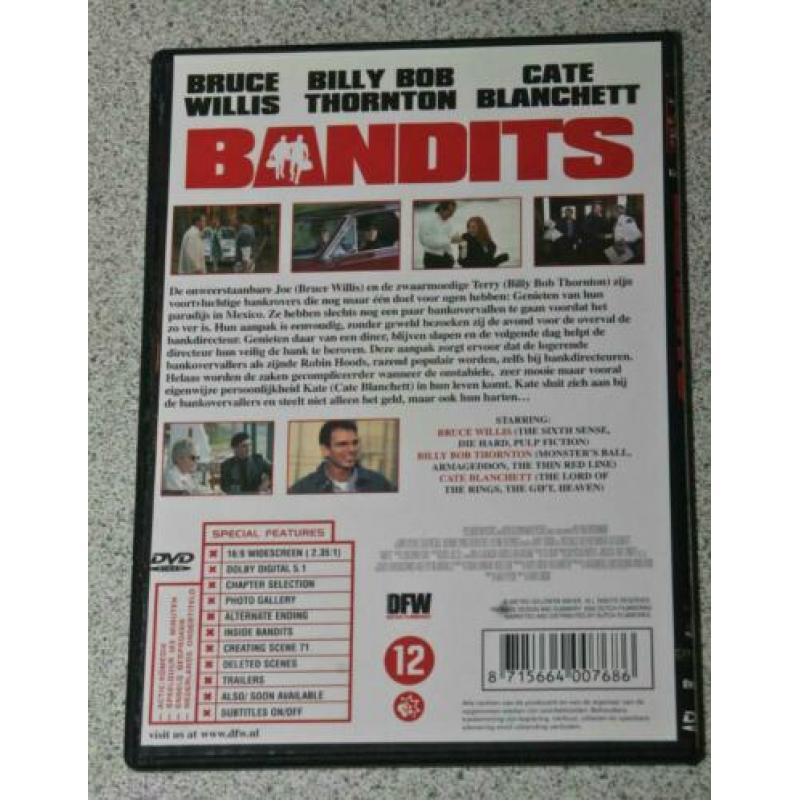 Bandits. Bruce Willis + Billy Bob Thornton + Cate Blanchett