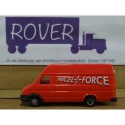 BUSCH 1:87, IVECO DAILY, " PARCEL FORCE ", Zie Foto`s