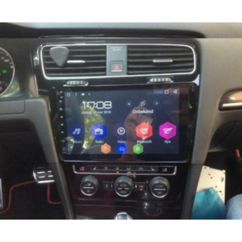 navigatie vw golf 7 2014 carkit 10 inch scherm android 9 usb