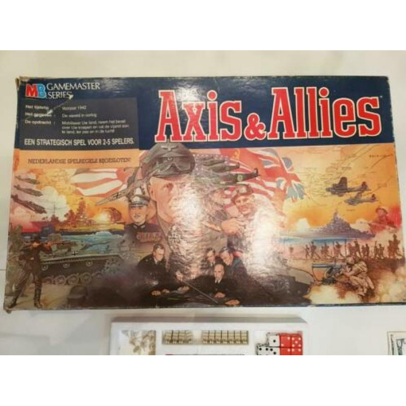 Axis & Allies vintage 1984 geheel compleet