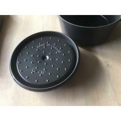 Te koop: zwarte staub la cocotte braadpan 28 cm