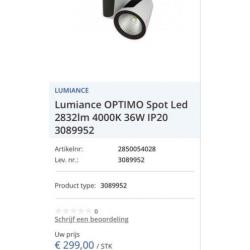 Spotlicht Lumiance OPTIMO Large LED SPOTLIGHT