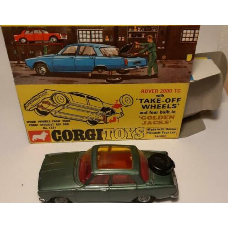 Corgi Toys, GB, 275, Rover 2000 TC, rood int. !, vnm/b