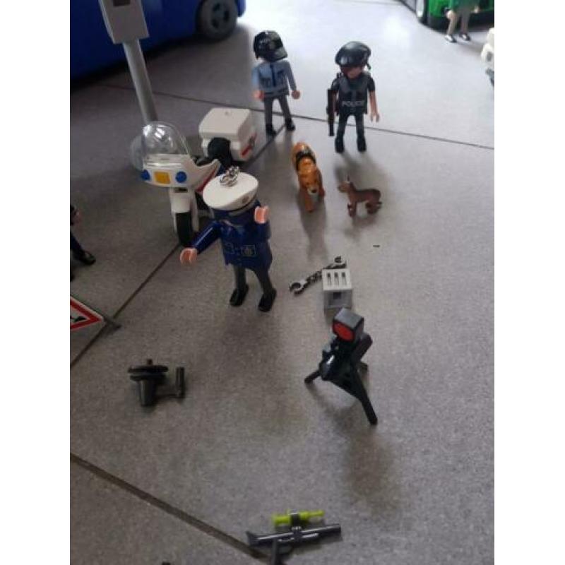 Mega grote playmobil politie set compleet