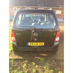 Opel Agila 1.2 I 16V 2003 Zwart loop of sloop