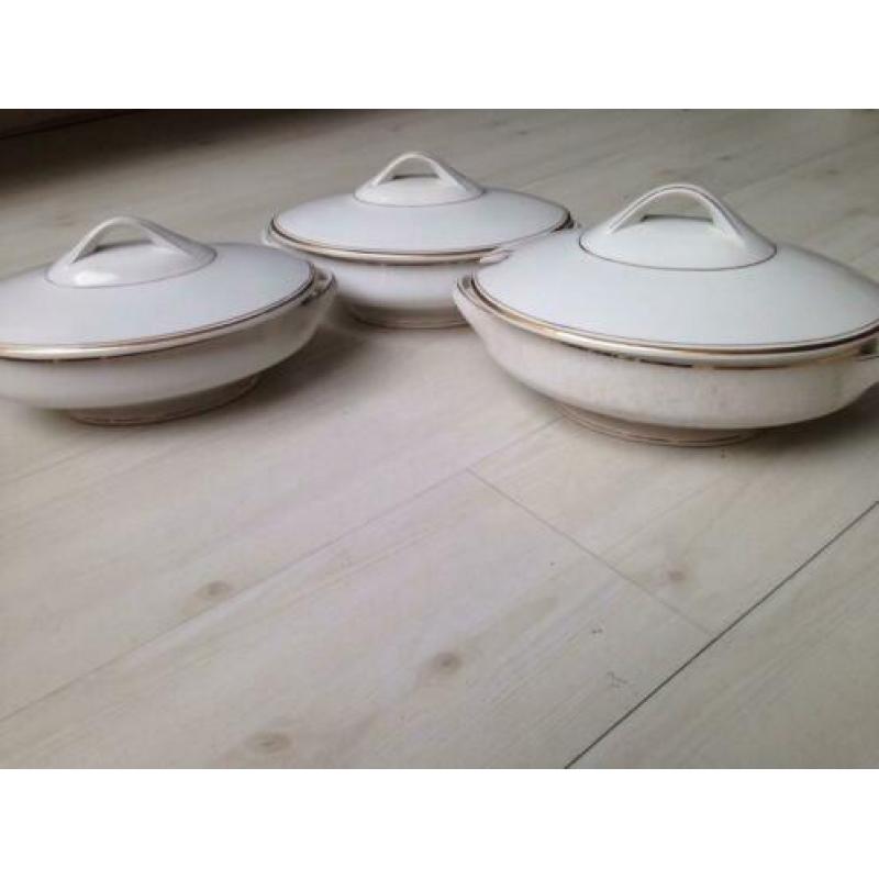 Villeroy & Boch Bonn, jaren 60 dekschalen, brocante, vintage