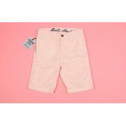 *NIEUW* Porto Azul bermuda short wit roze krijtstreep mt 110