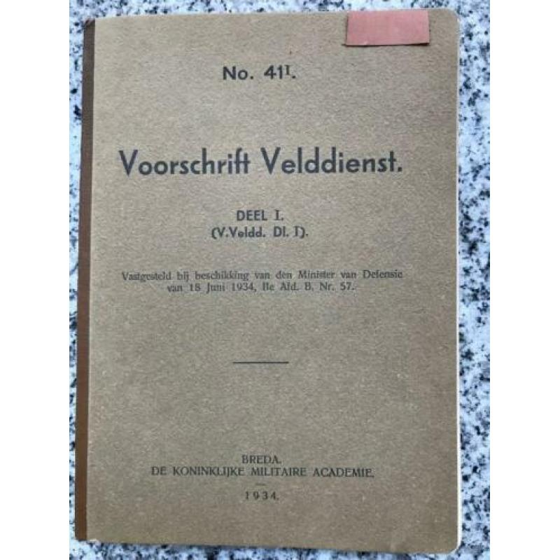 Voorschrift Velddienst N. 411