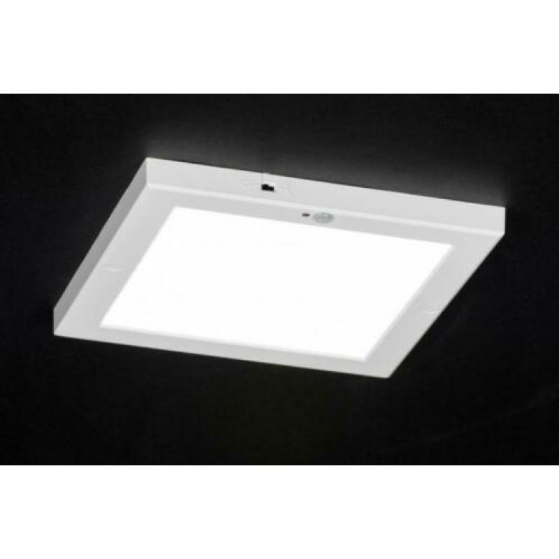 sensor plafondlamp plafonniere zwart led v garage hal kast