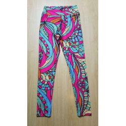 Goa hippie psy yoga festival psychedelische legging M