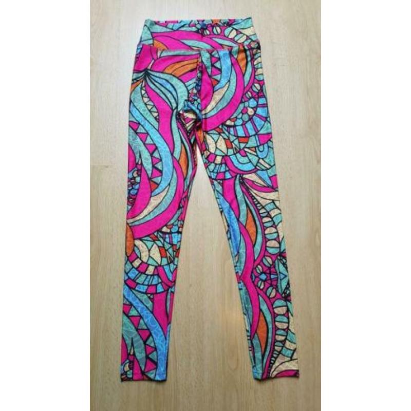 Goa hippie psy yoga festival psychedelische legging M