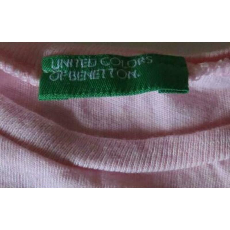 United colors of Beneton roze shirt maat 110