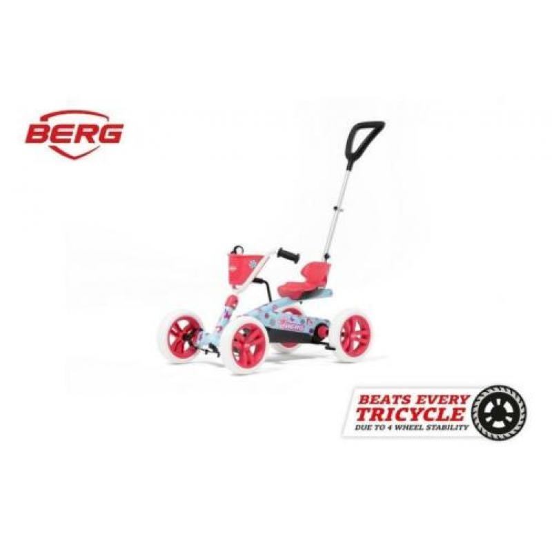 BERG BUZZY NITRO SKELTER 2-in-1 met duwstang NIEUW