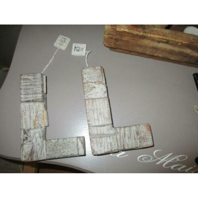 riviera maison houten driftwood decoratie letters