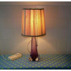 val saint lambert glas schemerlamp retro lamp vintage lamp