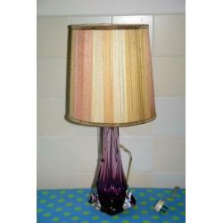 val saint lambert glas schemerlamp retro lamp vintage lamp