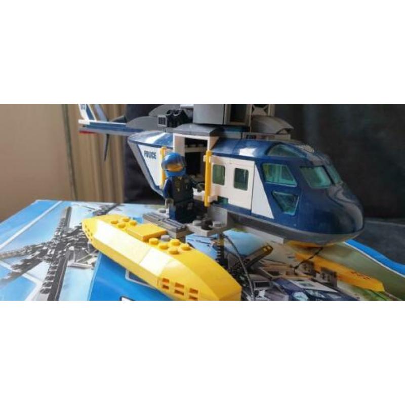 Lego helikopter 60067 politie helikopter met doos en boekje