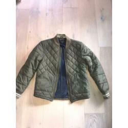 Tommy Hilfiger jas, maat 164, kleur groen