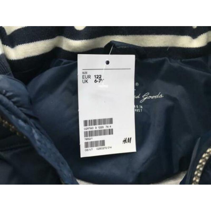 NIEUWE Bodywarmer H&M maat 122 donkerblauw