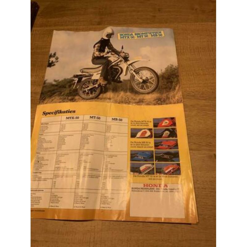 Honda mtx 50 instructie boekje