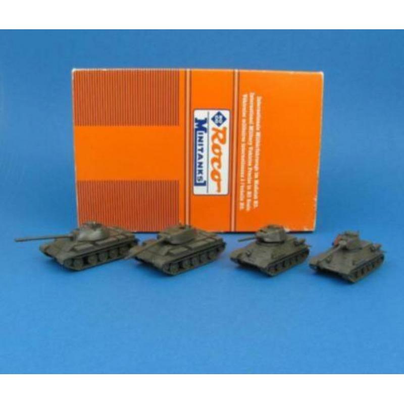 Roco Minitanks 4 sovjet tanks set (801) OVP SHF