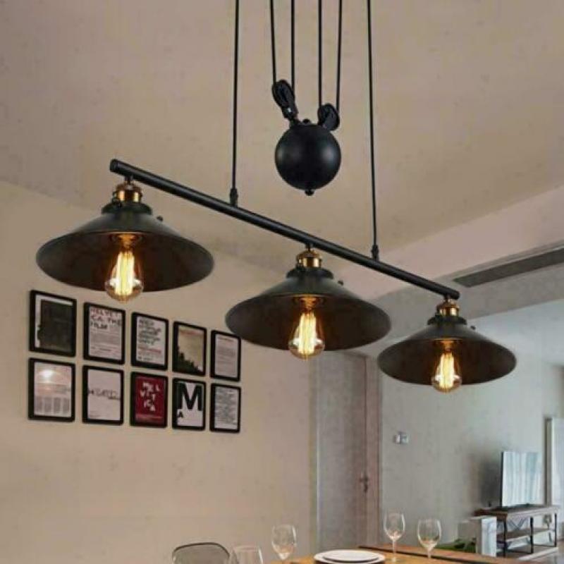 Industriële vintage plafond hanglamp retro led / GRATIS VERZ