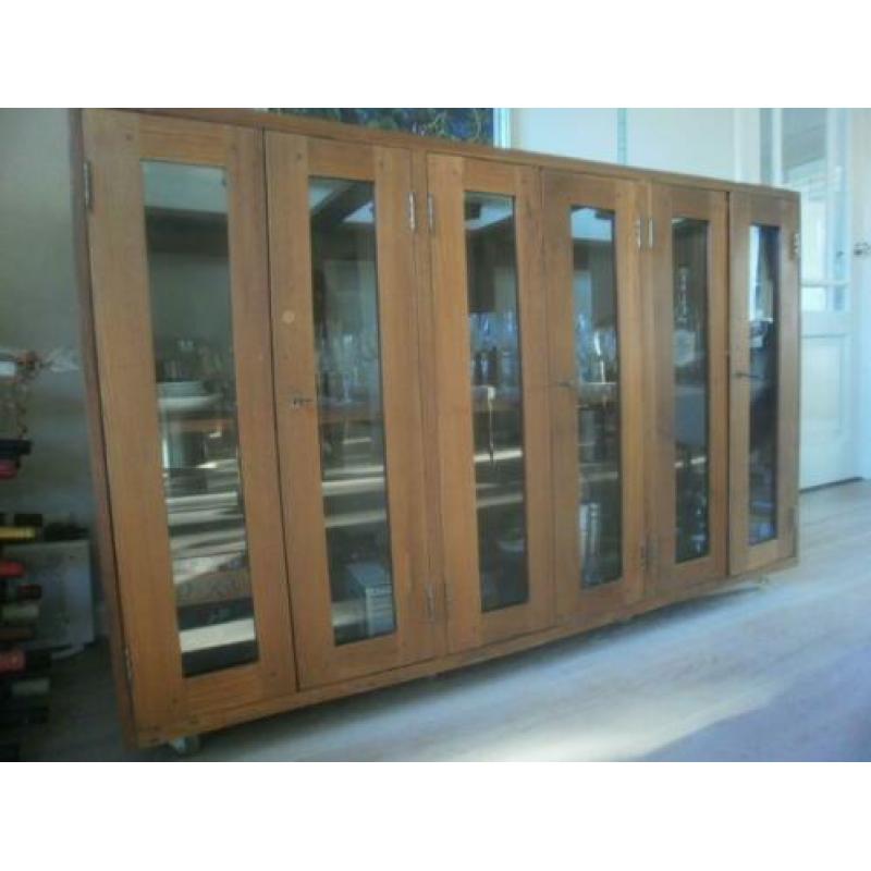 Vitrine - juwelen - kast - art-deco roomdivider ruimteverdel