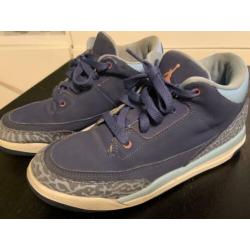 AIR JORDAN 3 RETRO PS "DARK BLUE DUST" mt 34