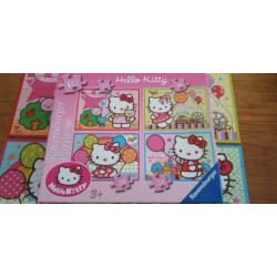 Ravensburger puzzels van Hello Kitty 4 in 1(12-16-20-24 stuk