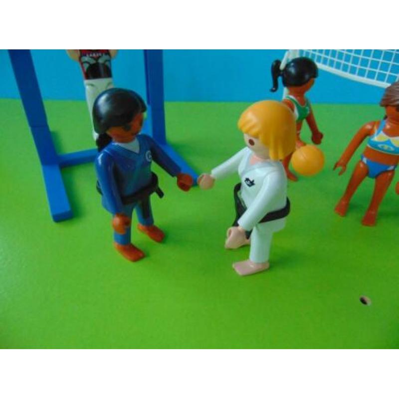 Sporters Playmobil Judo , Ringen en beachvollybal