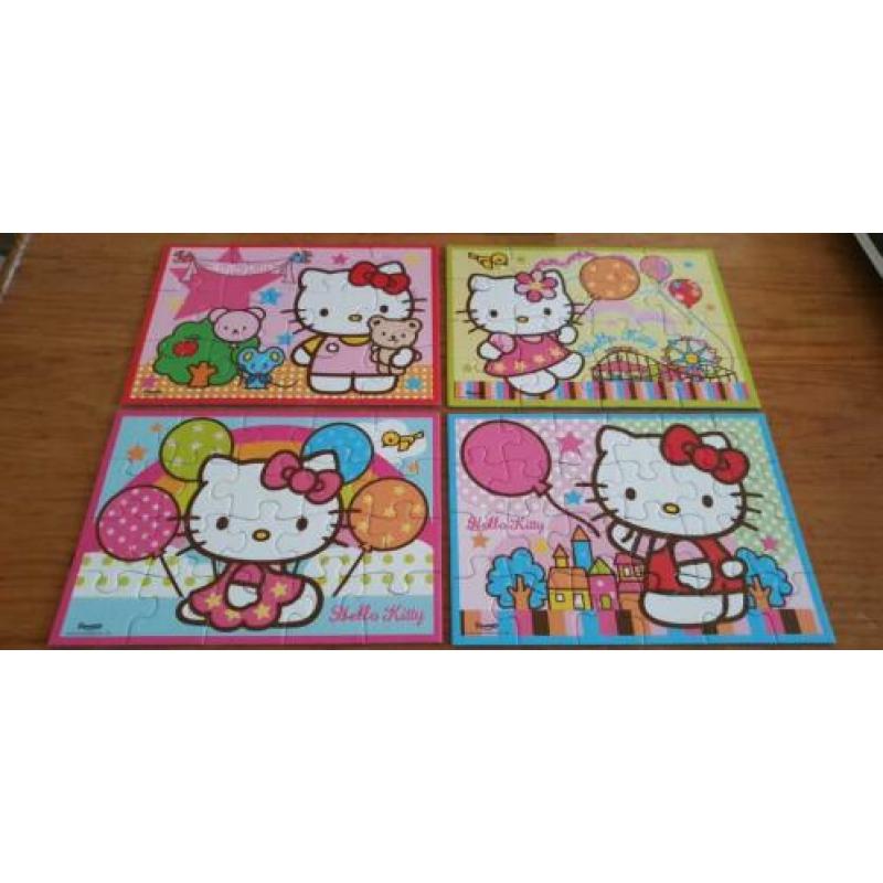 Ravensburger puzzels van Hello Kitty 4 in 1(12-16-20-24 stuk