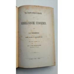 Handwoordenboek van Nederlandsche synoniemen 4e editie 1898