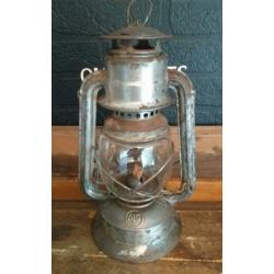 Franse oude vintage alg stormlamp stormlantaarn