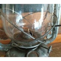 Franse oude vintage alg stormlamp stormlantaarn