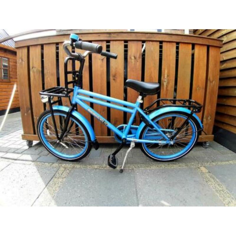 ZGAN Jongensfiets Fiets 20 inch Kinderfiets Jongen Blauw