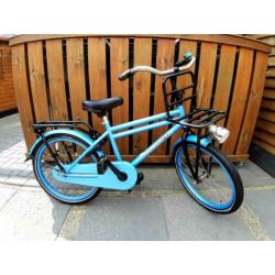 ZGAN Jongensfiets Fiets 20 inch Kinderfiets Jongen Blauw