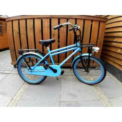 ZGAN Jongensfiets Fiets 20 inch Kinderfiets Jongen Blauw