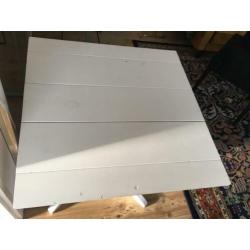 Tafel 80 x 80 wit