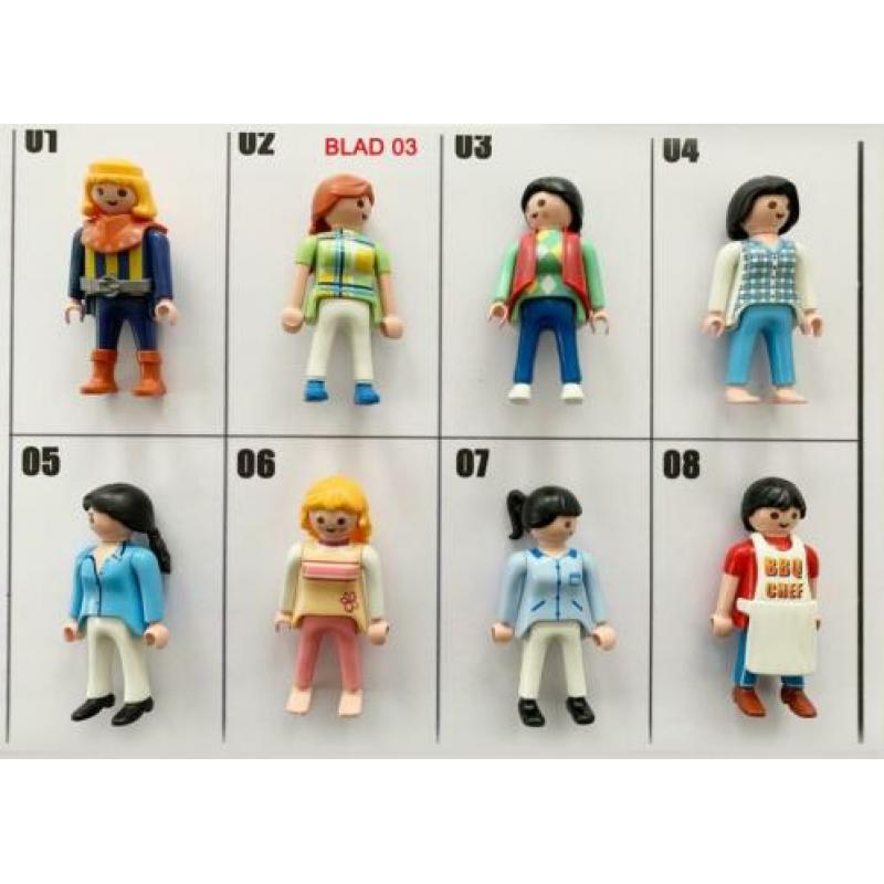 Playmobil poppetjes - onderdelen divers vanaf 0,25 euro