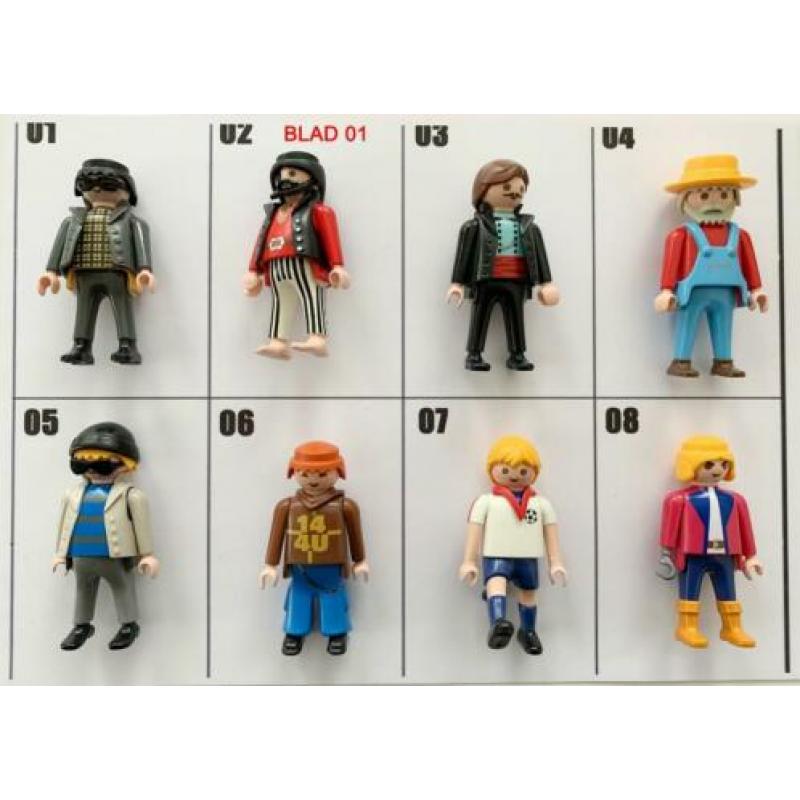 Playmobil poppetjes - onderdelen divers vanaf 0,25 euro